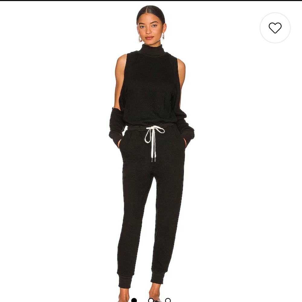 NWT Revolve Danilo Jumpsuit n philanthropy black sz. Medium sweatsuit material.